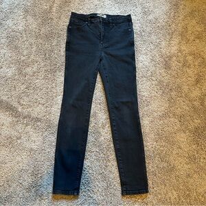 Madewell Women's Washed Black Skinny Jeans Size 28